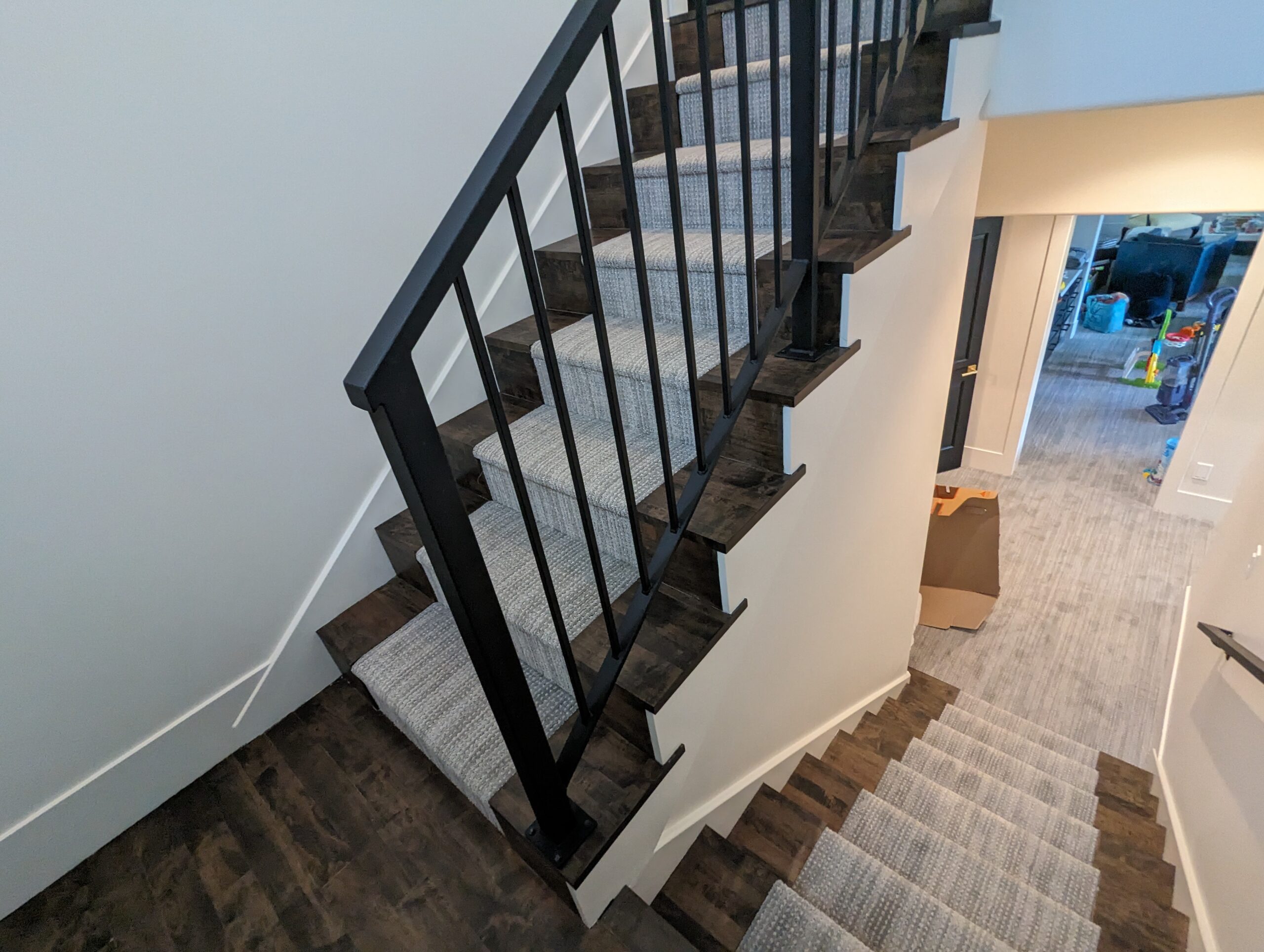 Carpet Stair Runner Hardwood Stairs